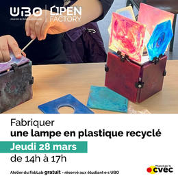 [ATELIER DU FABLAB] Fabriquer un objet en plastique recyclé