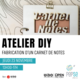 ATELIER DIY - Fabrication d'un carnet de notes rechargeable
