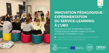 [CAUSERIE] Innovation pédagogique : expérimentation du Service-Learning à l'UBO